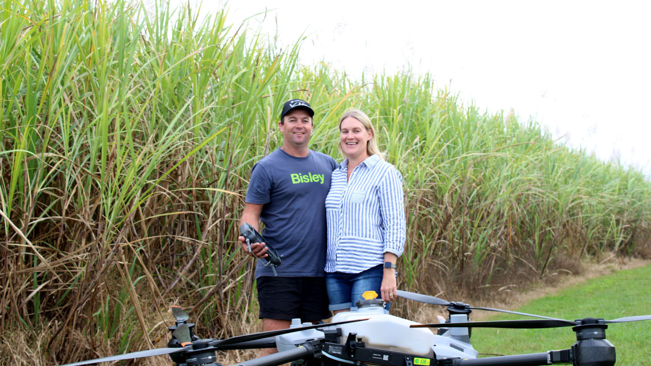 Aerial drone reduces fertiliser losses from farm