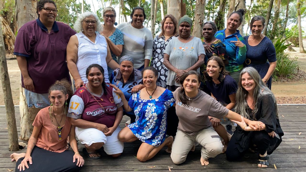 Traditional Owner women from across the Reef came together for an intensive public speaking course on Yirrganydji country in Far North Queensland in May 2021.