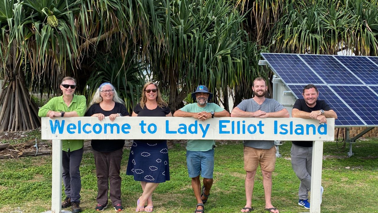Leaf to Reef team on the island as part of their second research trip in June 2021.