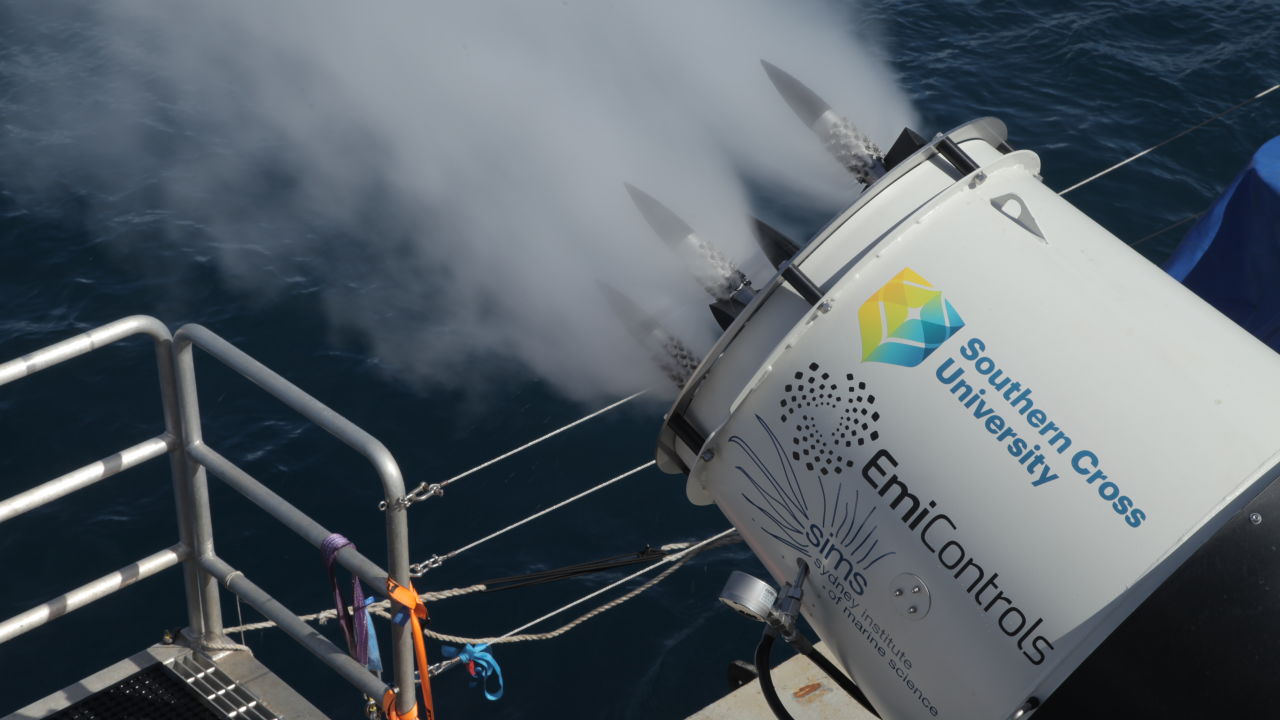 Taking to the skies to shade corals