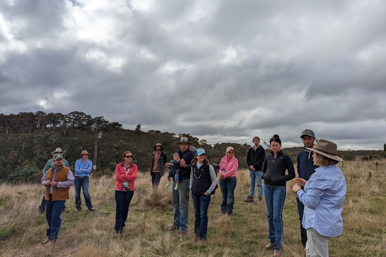 The Mulloon Institute's Nolani McColl presents on landscape rehydration. Credit: NQ Dry Tropics.