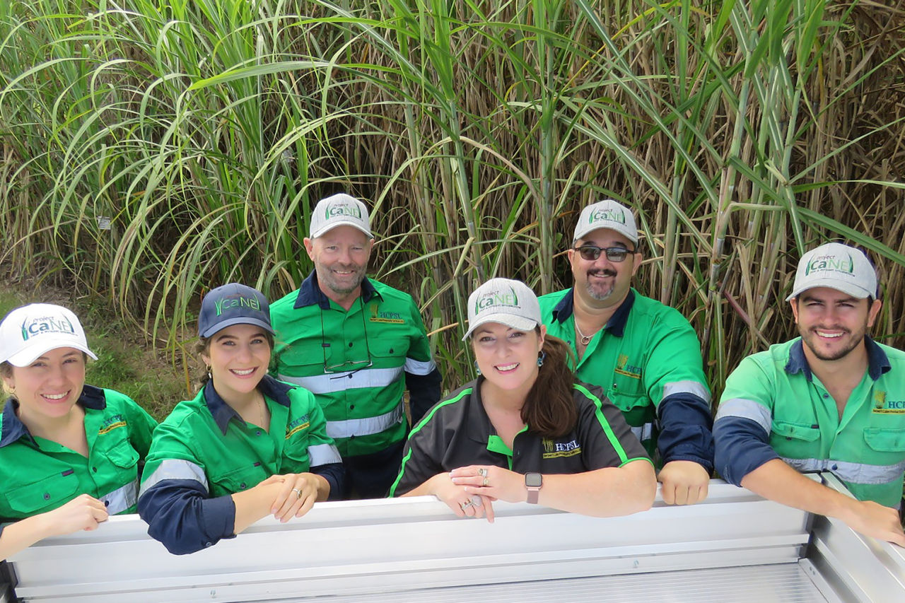 HCPSL extension team L-R Ellie McVeigh, Rhiannon Harragon, Rod Neilson, Melissa Royle, Adam Royle, Jarrod Sartor. Credit: HCPSL
