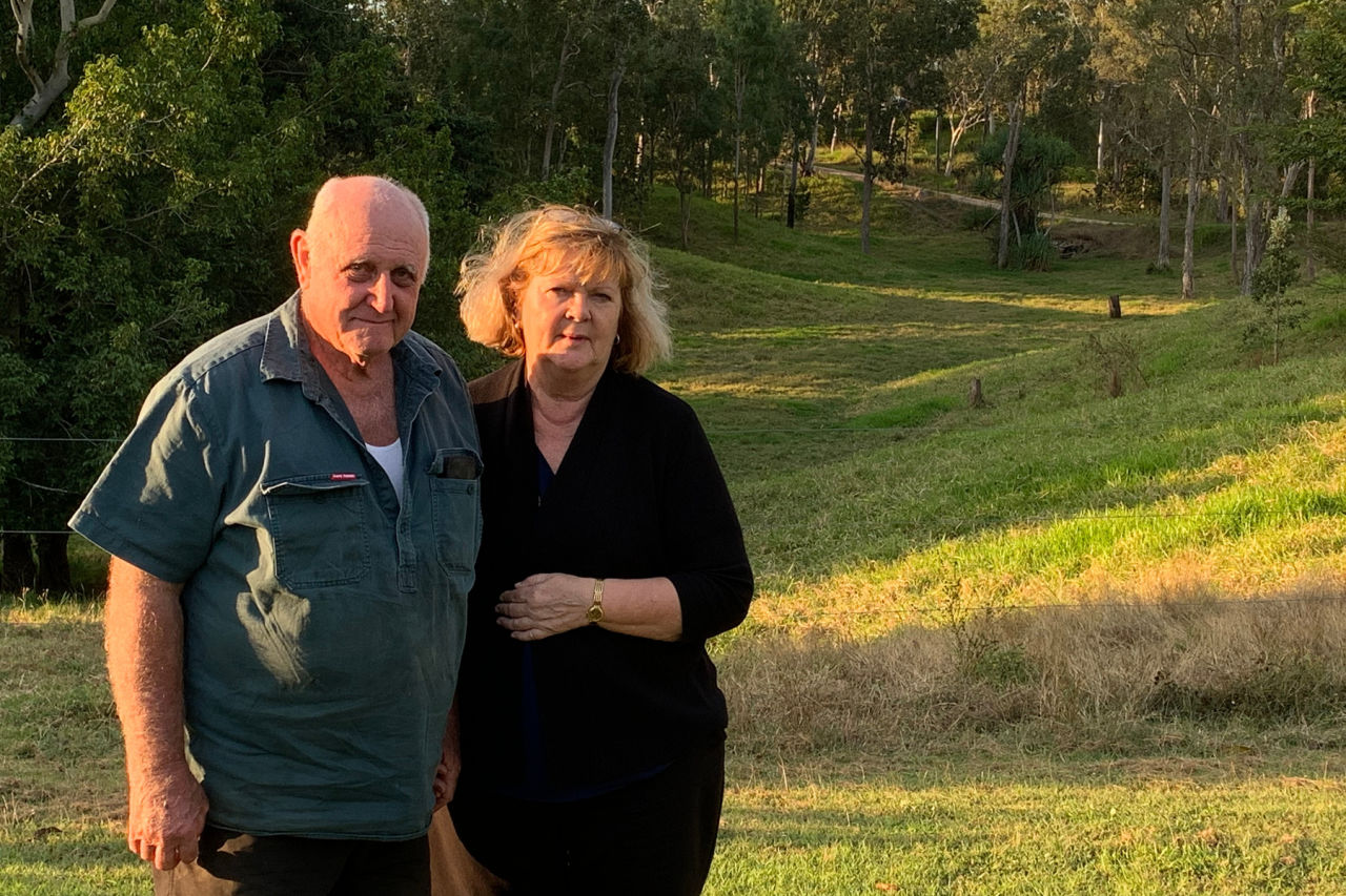 Don and Carmel Scott have been farming 80 hectares in the Upper Stone area of the Herbert catchment for 36 years. Credit: Liquaforce.