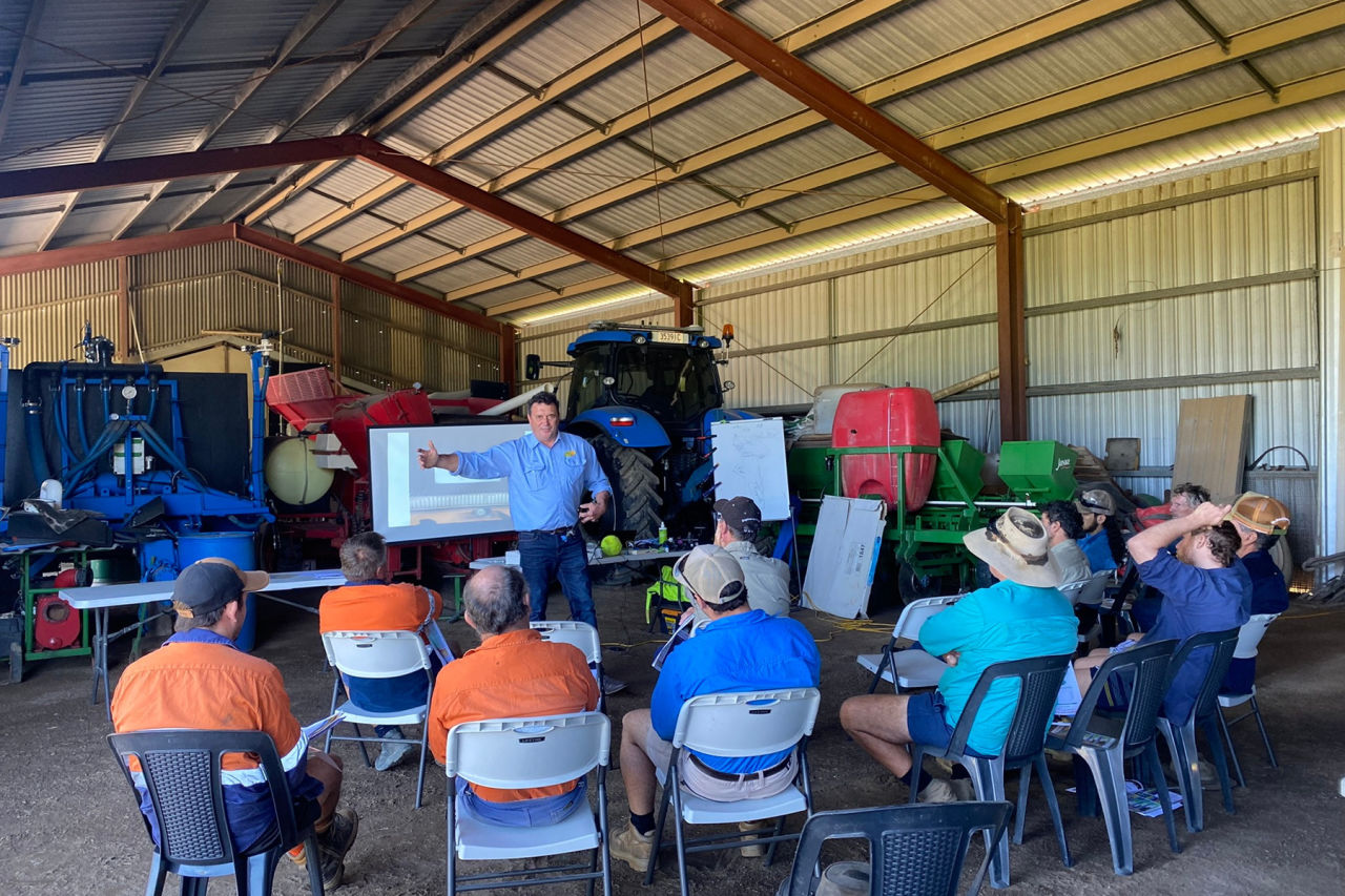 Pesticide management workshop at Finch Hatton. Credit: Farmacist.