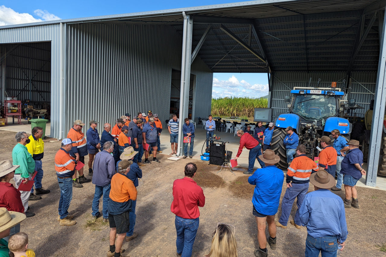 Plane Creek Productivity Services Ltd practical product demonstration. Credit: Farmacist.