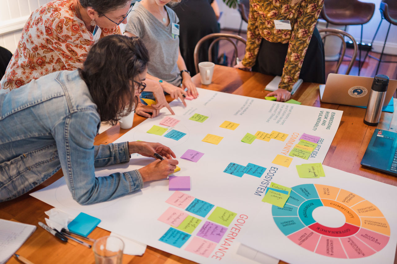 Reef managers assess local threats and find solutions to help coral reefs. Credit: Bec Taylor.