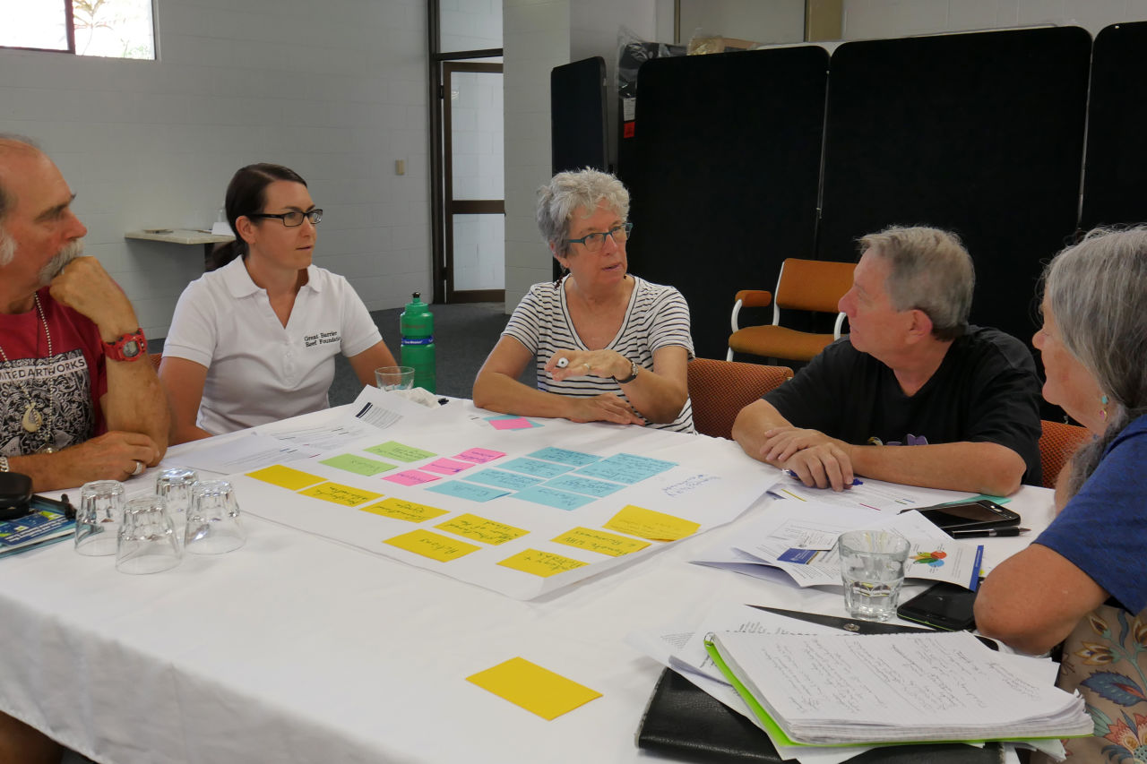 Laura running the Magnetic Island Community Action Plan workshop