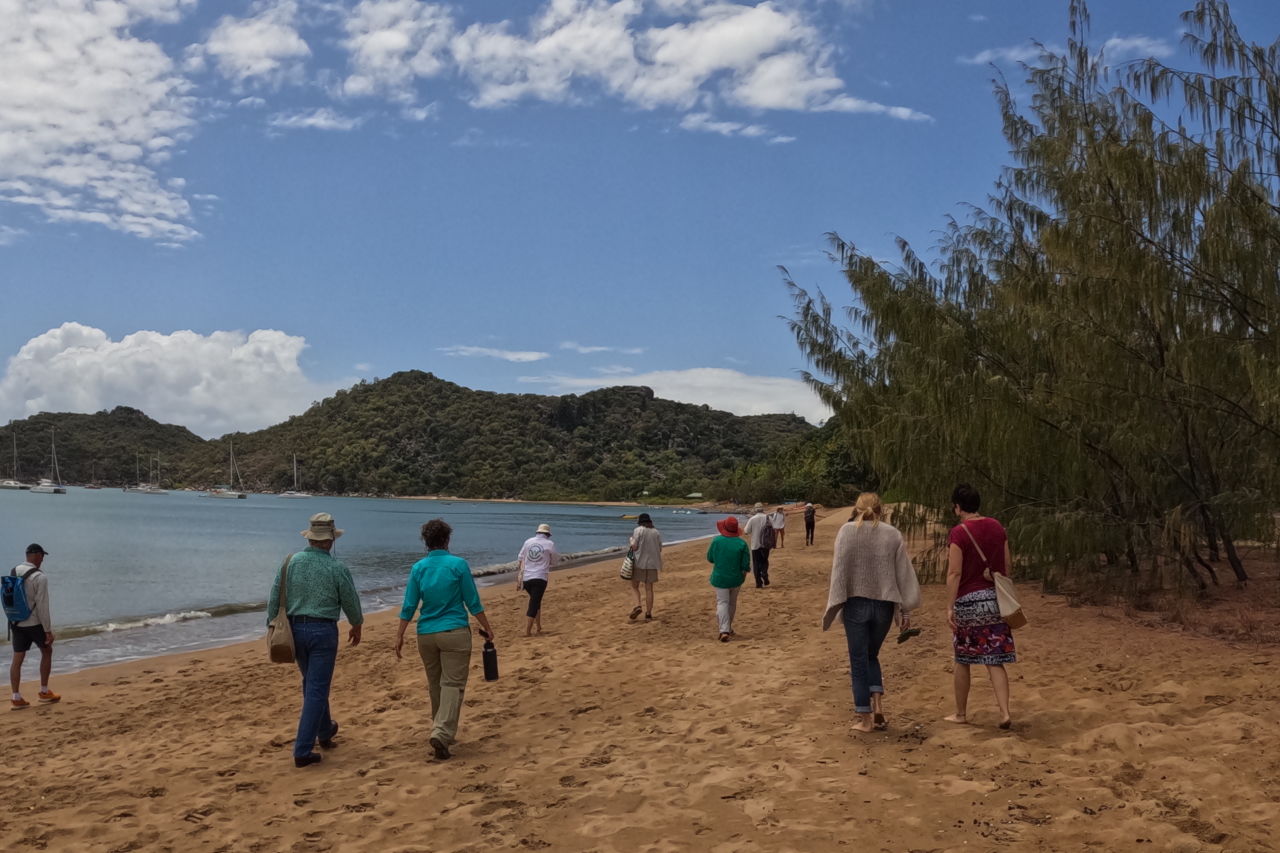 Field trip to Yunbenun-Magnetic Island CAP Project sites. Credit: Jenn Loder/GBRF