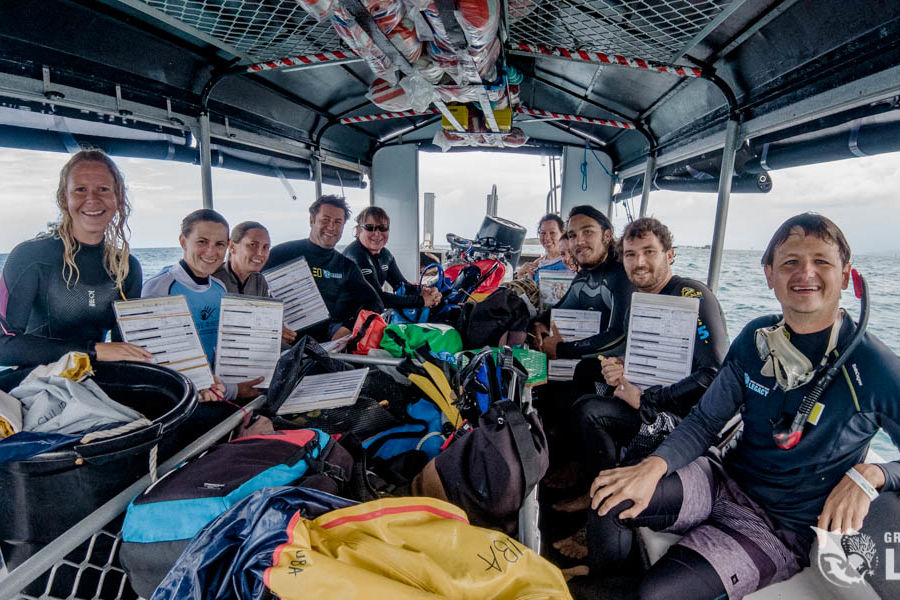 Citizen scientists in training. Credit: GBR Legacy