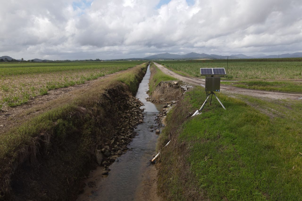 Water quality monitoring station on drain. Credit Rickard Abom RRRC