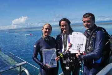 Citizen science reef monitoring for a healthy reef in the Whitsundays