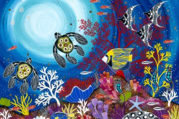 Reef Wonderland artwork by Melanie Hava