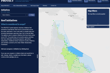 Reef stewardship map 