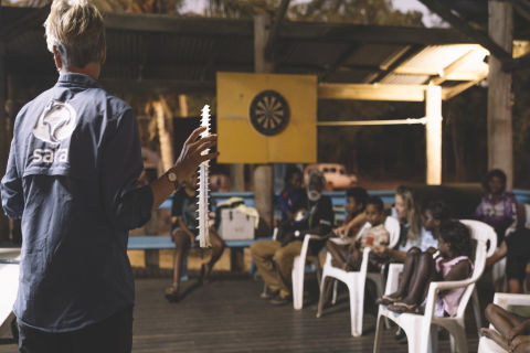 Activating sawfish stewards