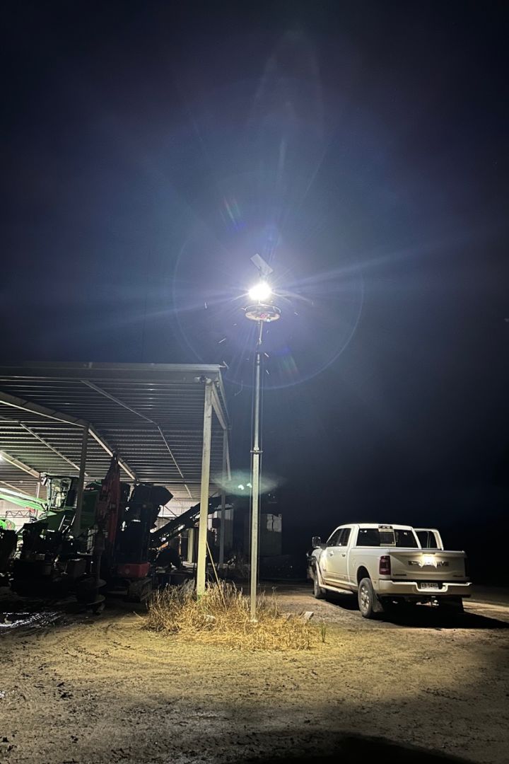 Lighting and very visible camera coverage have been a major deterrent for further theft. Credit: LiquaForce