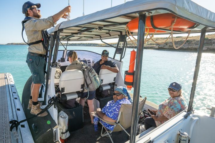 Cultural mapping with Traditional Owners. Credit: Joel Johnsson and DBCA.