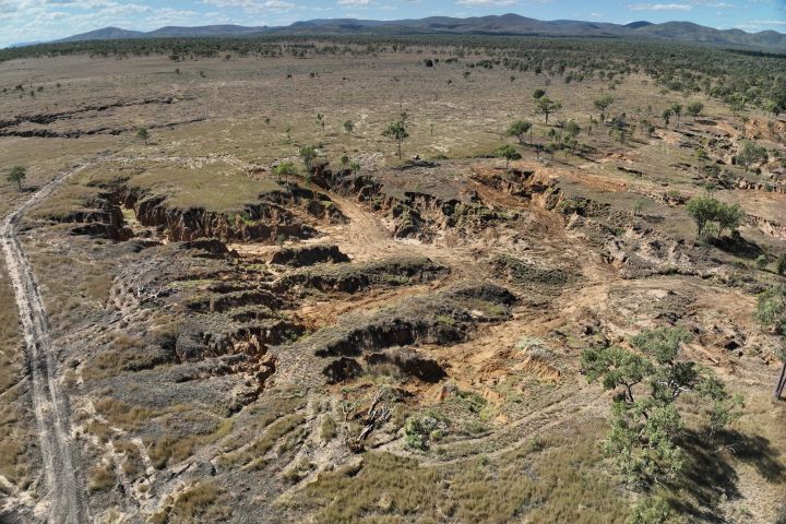 Gully 5 before remediation