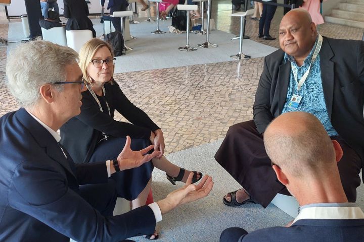 Cedric attended the UN Ocean Decade and COP15 UN Biodiversity Conferences, sharing the importance of reef protection to conserve marine biodiversity.